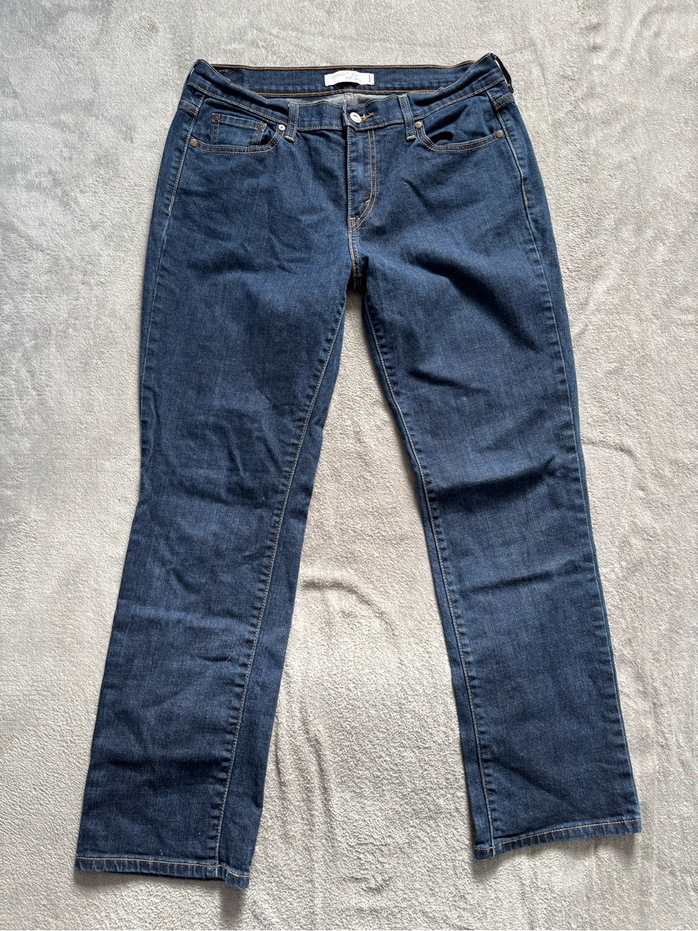 Levi’s Straight Leg 505 Women’s Jeans 12 Short Medium Wash Mid Rise